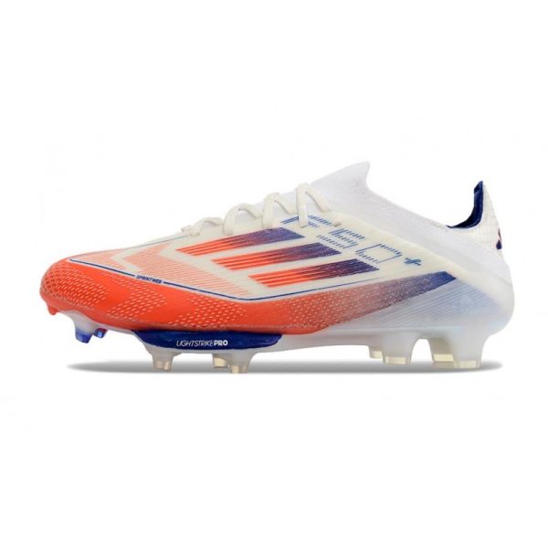 Adidas F50+ Elite FG Advancement - Blanc Rouge Bleu