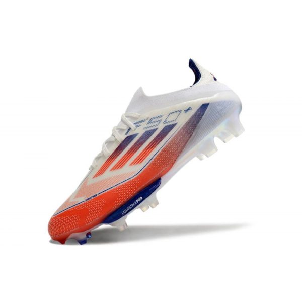 Adidas F50+ Elite FG Advancement - Blanc Rouge Bleu