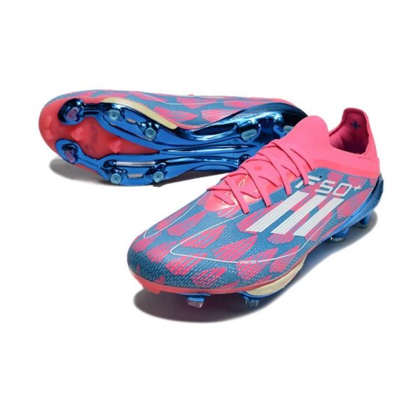 Adidas F50+ Elite FG Bleu Solaire Blanc Ftwr Rose