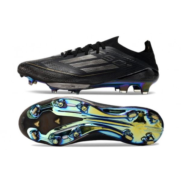 Adidas F50+ Elite FG Dark Spark - Noir Argenté Doré