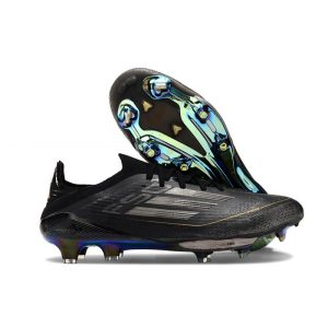 Chaussure de foot Adidas F50+ Elite FG Dark Spark - Noir Argenté Doré