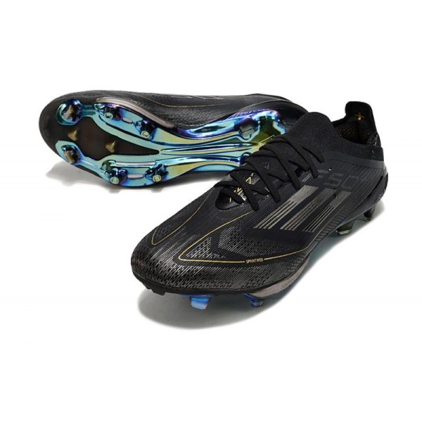 Adidas F50+ Elite FG Dark Spark - Noir Argenté Doré
