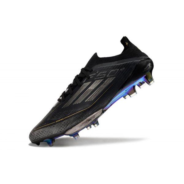 Adidas F50+ Elite FG Dark Spark - Noir Argenté Doré