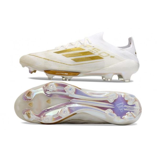 Adidas F50+ Elite FG Day Spark - Blanc Doré