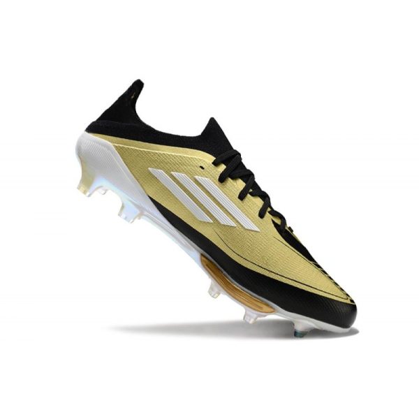 Adidas F50+ Elite FG Doré Noir Blanc
