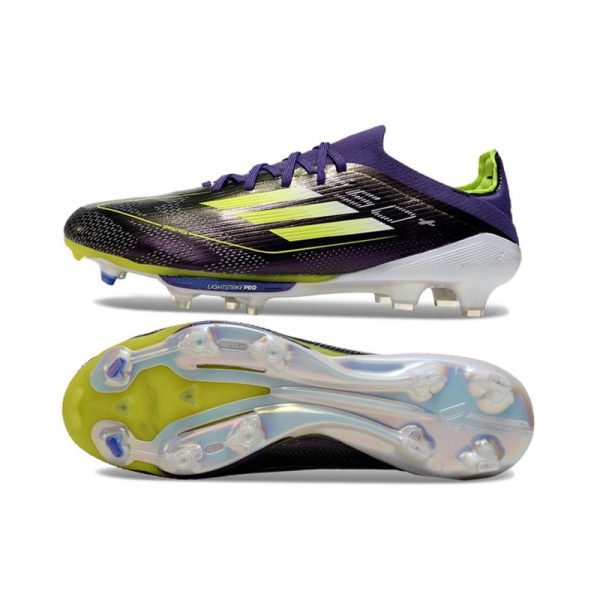 Adidas F50+ Elite FG Fast Reborn - Violet Blanc Lucid Lemon