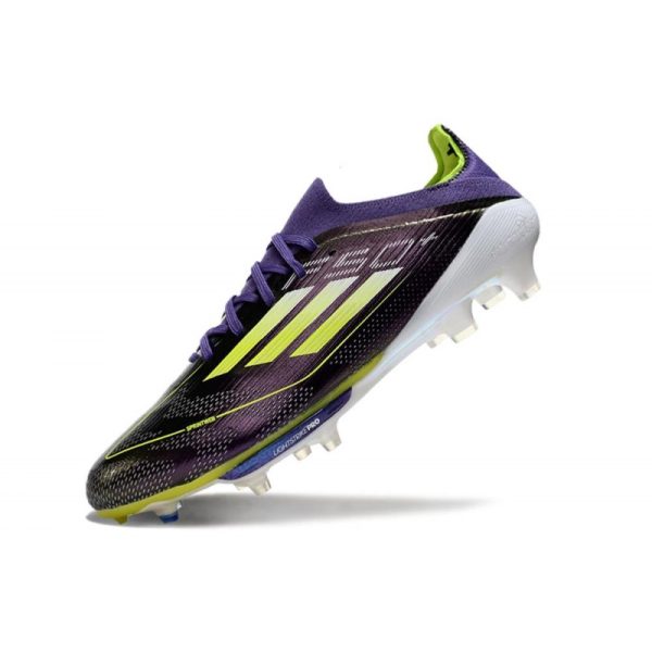 Adidas F50+ Elite FG Fast Reborn - Violet Blanc Lucid Lemon