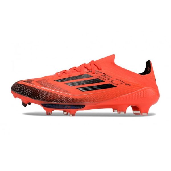 Adidas F50+ Elite FG Turbo Noir Aurore Platin Métallique