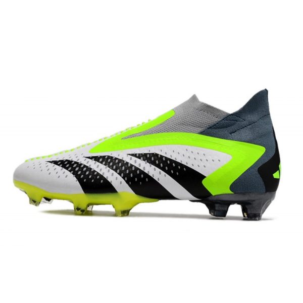Adidas Predator Accuracy+ FG Blanc Noir Citron Lucide