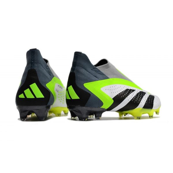 Adidas Predator Accuracy+ FG Blanc Noir Citron Lucide