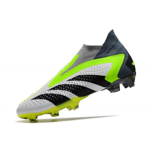 Adidas Predator Accuracy+ FG Blanc Noir Citron Lucide
