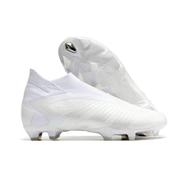 Chaussures de foot Adidas Predator Accuracy+ FG Chaussures Blanc