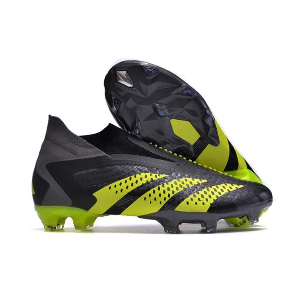 Chaussures de foot Adidas Predator Accuracy+ FG Noir Vert