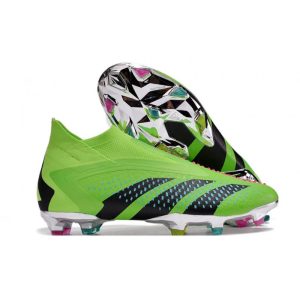 Chaussures de foot Adidas Predator Accuracy+ FG Chaussures Vert Noir