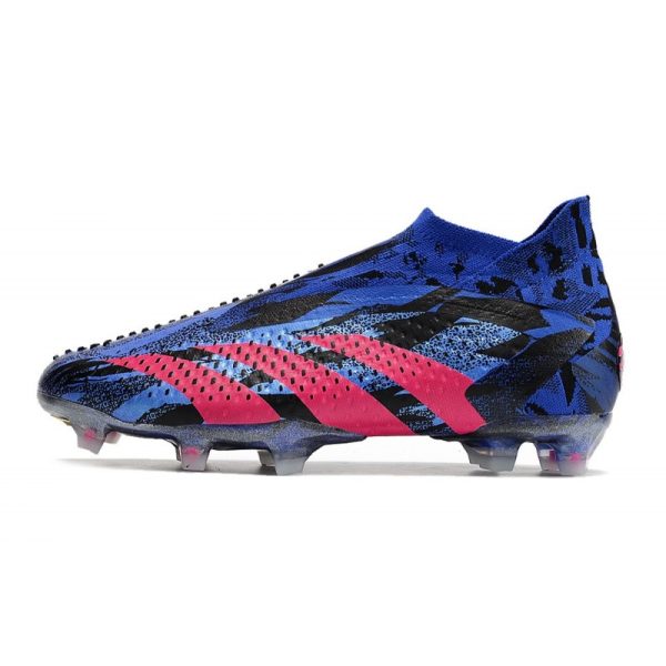Adidas Predator Accuracy+ FG PP Bleu Lucide Magenta Réel Equipe Noir Foncé