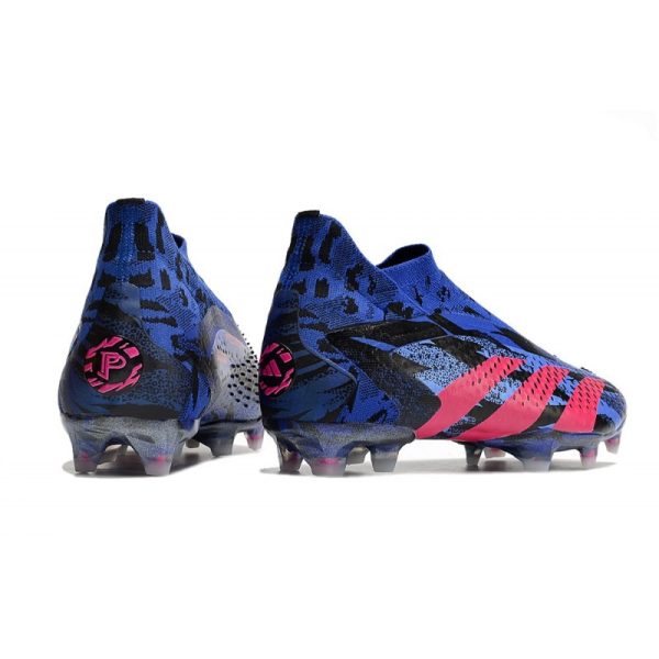 Adidas Predator Accuracy+ FG PP Bleu Lucide Magenta Réel Equipe Noir Foncé