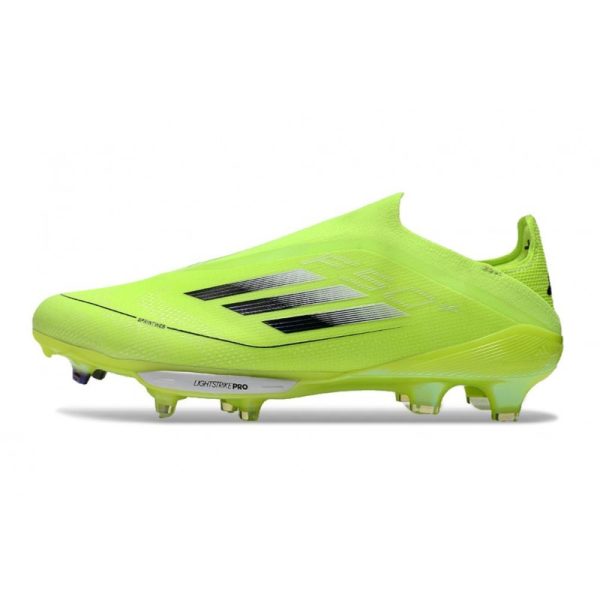 Chaussure Adidas F50 + Laceless FG Jaune Solaire Noir