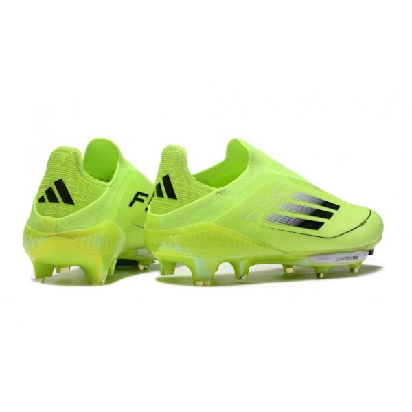 Chaussure Adidas F50 + Laceless FG Jaune Solaire Noir