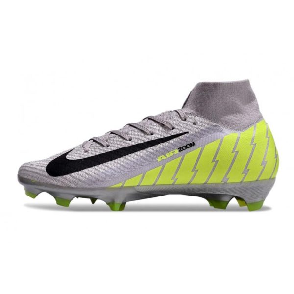 Chaussure Nike Mercurial Superfly X Elite FG Gris Vert Noir