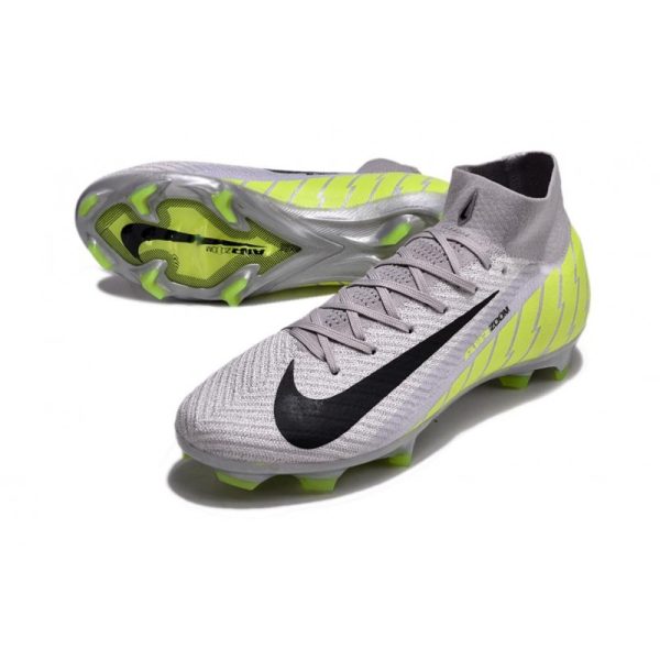 Chaussure Nike Mercurial Superfly X Elite FG Gris Vert Noir