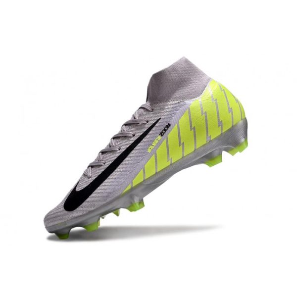 Chaussure Nike Mercurial Superfly X Elite FG Gris Vert Noir