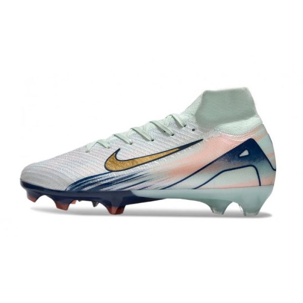 Chaussure Nike Mercurial Superfly X Elite FG MDS Vert Très Pâle Pièce Monnaie Or