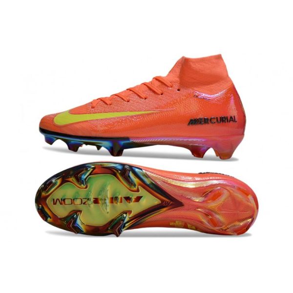 Chaussure Nike Mercurial Superfly X Elite FG Orange Jaune