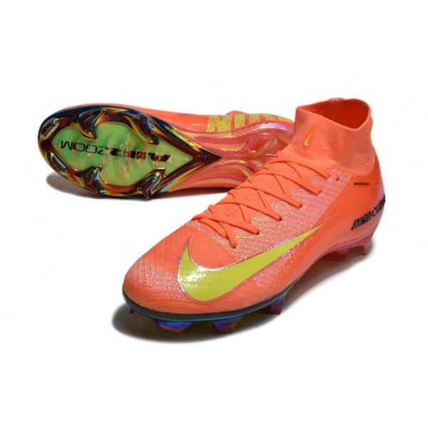 Chaussure Nike Mercurial Superfly X Elite FG Orange Jaune