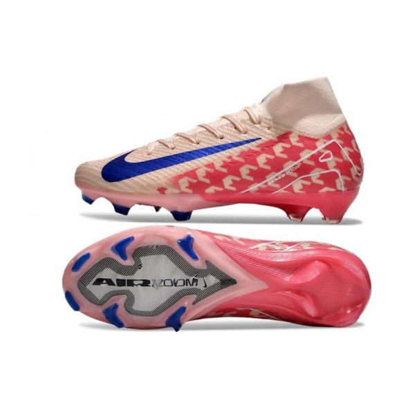 Chaussure Nike Mercurial Superfly X Elite FG Rose Rouge Bleu