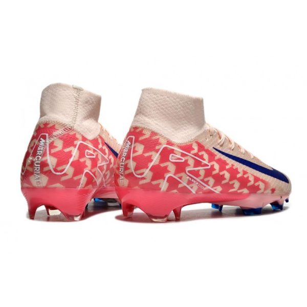 Chaussure Nike Mercurial Superfly X Elite FG Rose Rouge Bleu