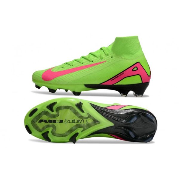 Chaussure Nike Mercurial Superfly X Elite FG Vert Rose