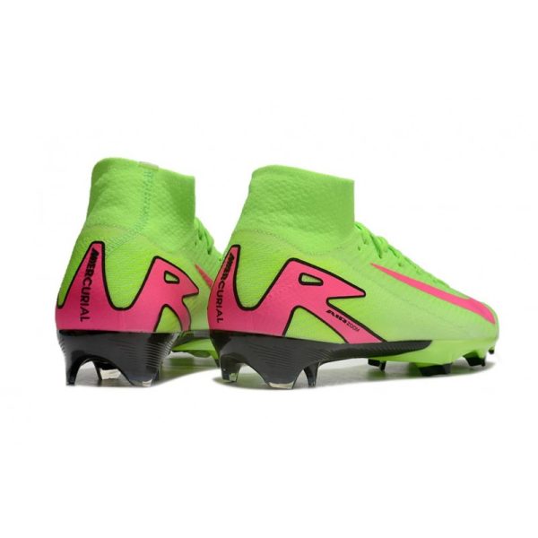 Chaussure Nike Mercurial Superfly X Elite FG Vert Rose