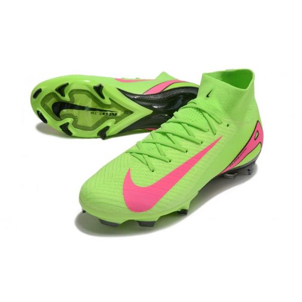 Chaussure Nike Mercurial Superfly X Elite FG Vert Rose