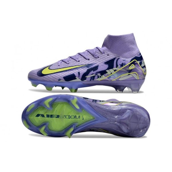 Chaussure Nike Mercurial Superfly X Elite FG Violet Jaune