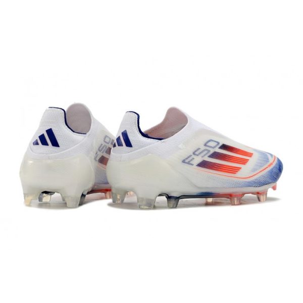 Chaussure adidas F50 Elite LL FG Advancement - Blanc Bleu Rouge
