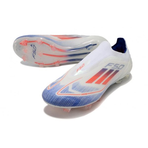 Chaussure adidas F50 Elite LL FG Advancement - Blanc Bleu Rouge
