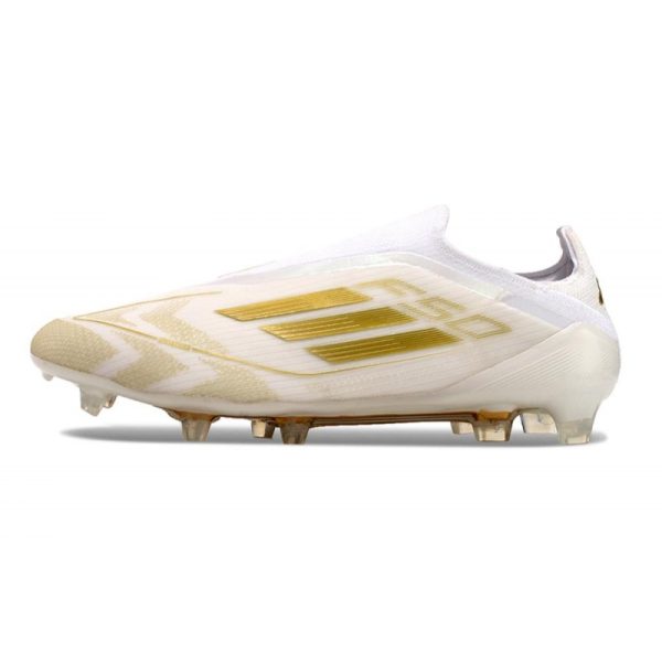 Chaussure adidas F50 Elite LL FG Day Spark - Blanc Doré