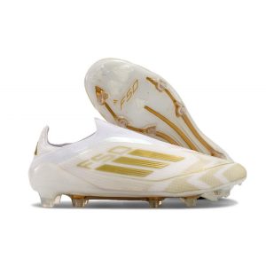 Chaussure de foot adidas F50 Elite LL FG Day Spark - Blanc Doré