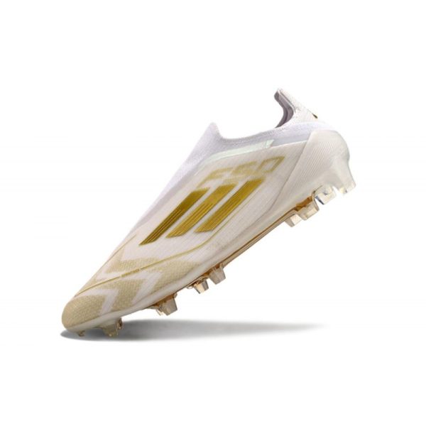 Chaussure adidas F50 Elite LL FG Day Spark - Blanc Doré