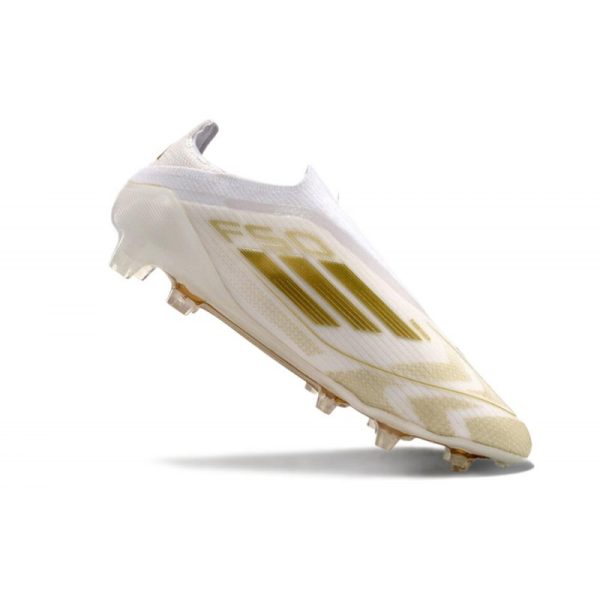 Chaussure adidas F50 Elite LL FG Day Spark - Blanc Doré