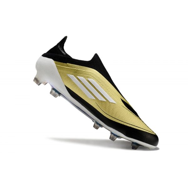 Chaussure adidas F50 Elite LL FG Doré Noir Blanc