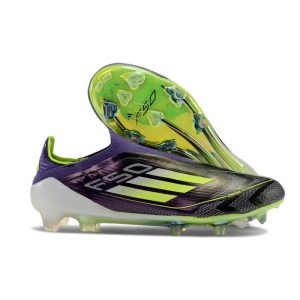 Chaussure adidas F50 Elite LL FG Fast Reborn - Violet Blanc Lucid Lemon ÉDITION LIMITÉE