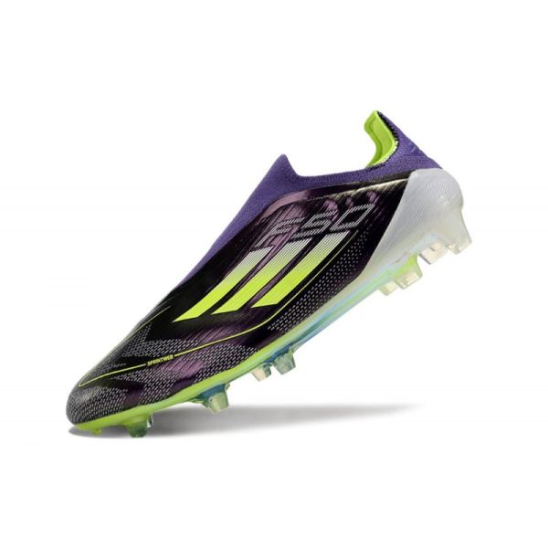 Chaussure adidas F50 Elite LL FG Fast Reborn - Violet Blanc Lucid Lemon ÉDITION LIMITÉE