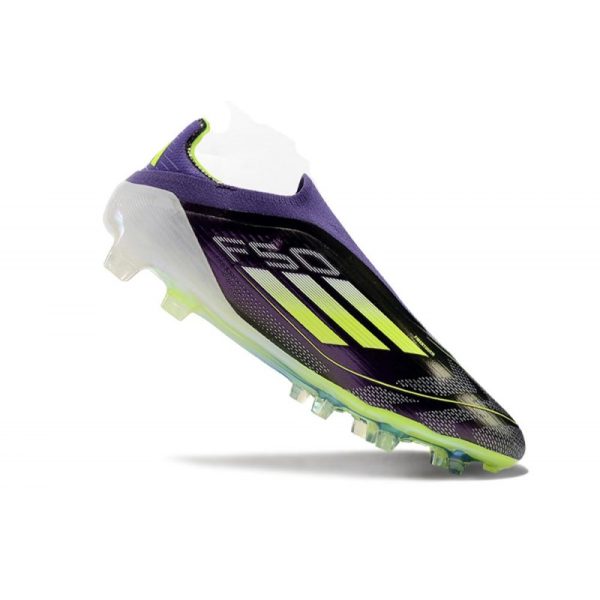 Chaussure adidas F50 Elite LL FG Fast Reborn - Violet Blanc Lucid Lemon ÉDITION LIMITÉE