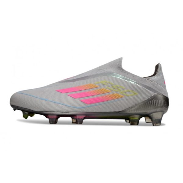 Chaussure adidas F50 Elite LL FG Gris Rose