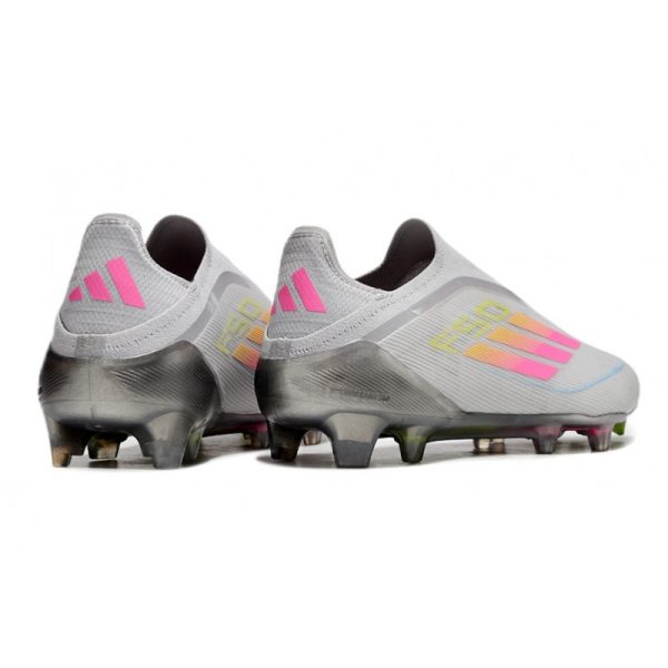 Chaussure adidas F50 Elite LL FG Gris Rose