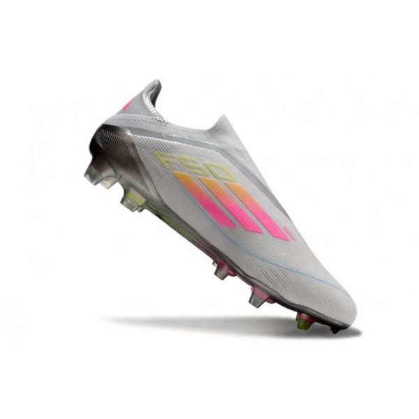 Chaussure adidas F50 Elite LL FG Gris Rose