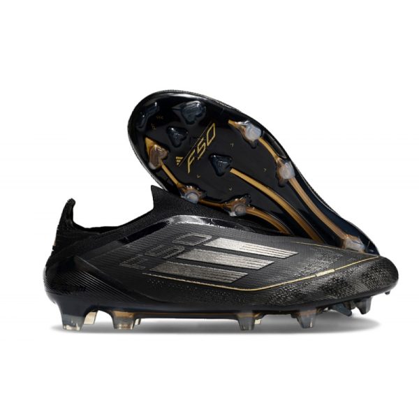 Chaussure adidas F50 Elite LL FG Noir Argenté Doré
