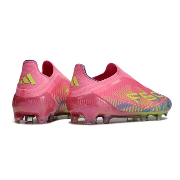 Chaussure adidas F50 Elite LL FG Rose Jaune Violet