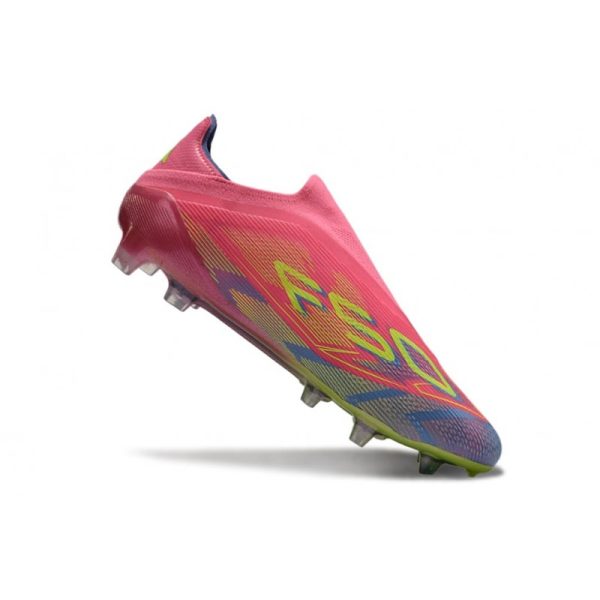 Chaussure adidas F50 Elite LL FG Rose Jaune Violet